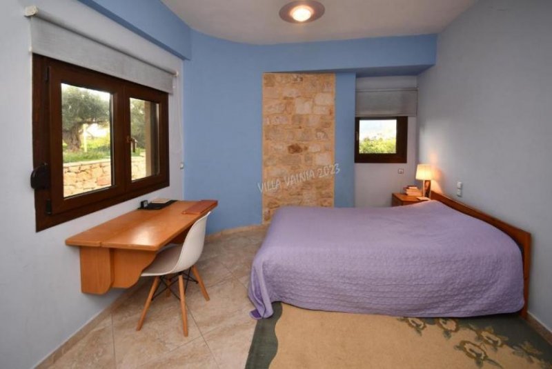 Vainia Südostkreta, Vainia: Fantastische zweistöckige freistehende Villa mit Bergblick zu verkaufen Haus kaufen